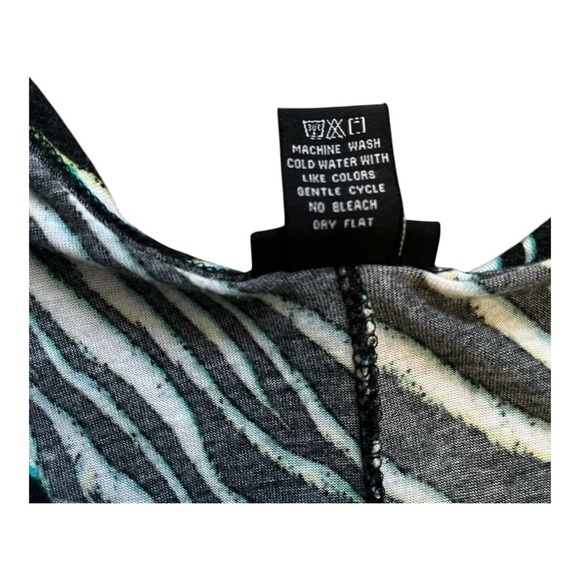 Rue 21 casual zebra print top blouse XL short dropped sleeves multicolored - Picture 9 of 12